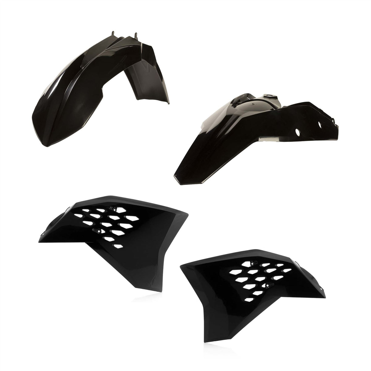 Acerbis Plastic Kit Black For KTM SX-F 505 2007-2008