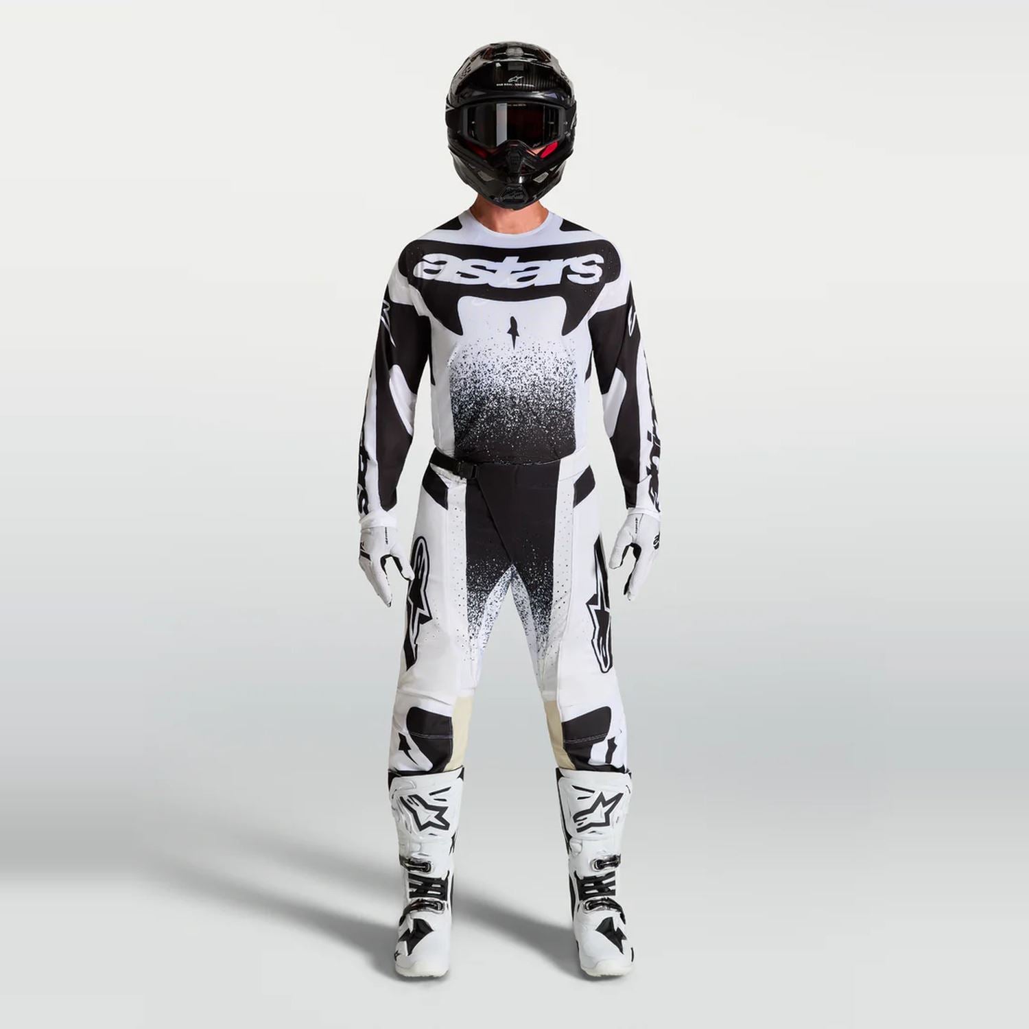 Alpinestars 2027 Techstar Swan MX Combo Kit White Black