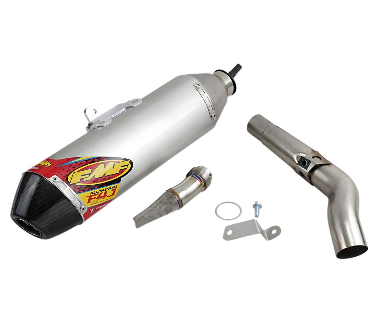 FMF Factory 4.1 RCT Slip-On Carbon End Exhaust Silencer For Kawasaki KX 450 2021-2023