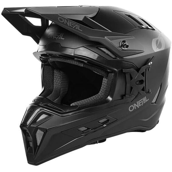 O'Neal 2024 Motocross Helmet EX-SRS Solid V.24 Black