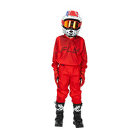 Fly Racing 2026 Motocross Combo Kit F-16 Youth  Red