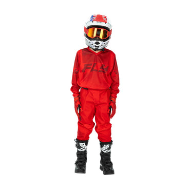 Fly Racing 2026 Motocross Combo Kit F-16 Youth  Red
