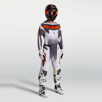 Alpinestars 2027 Techstar Swan MX Combo Kit Light Lilac Dark Gray Red Fluo