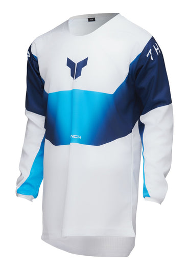 Thor 2025 Motocross Combo Kit Youth Launchmode Storm White