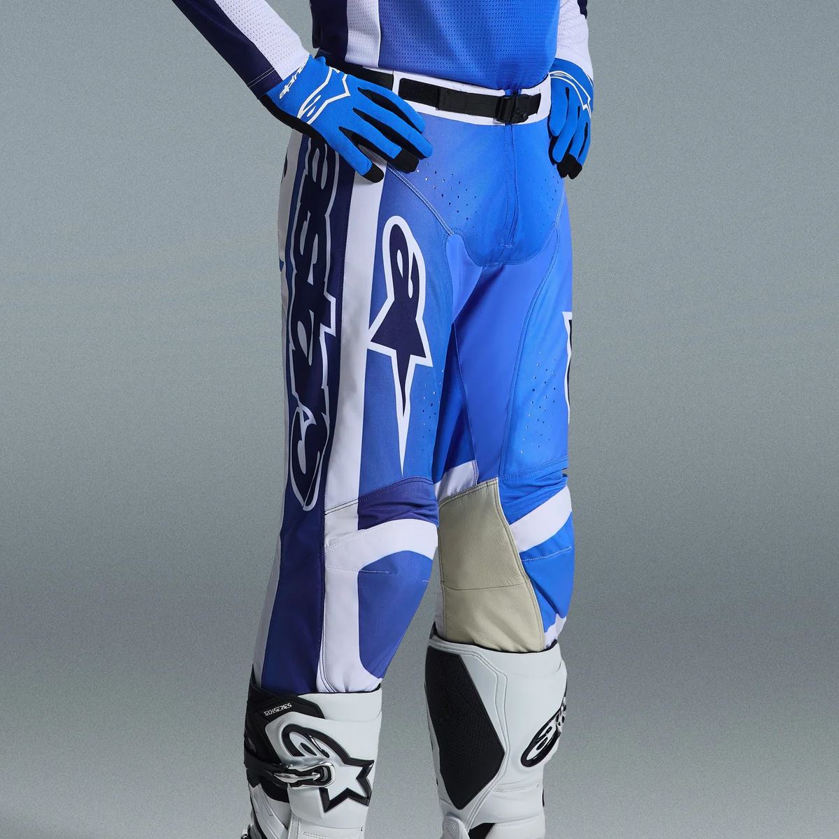 Alpinestars 2026 Racer Air Portl Motocross Pants Ucla Blue White
