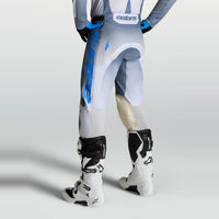 Alpinestars 2027 Racer Amber MX Pants Ash Gray Light Lilac Ucla Blue