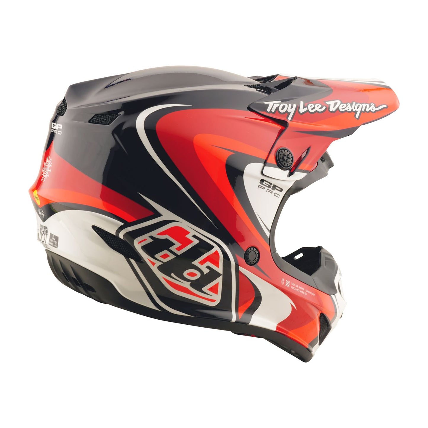 Troy Lee 2026 Motocross Helmet GP PRO Crossover Navy Red