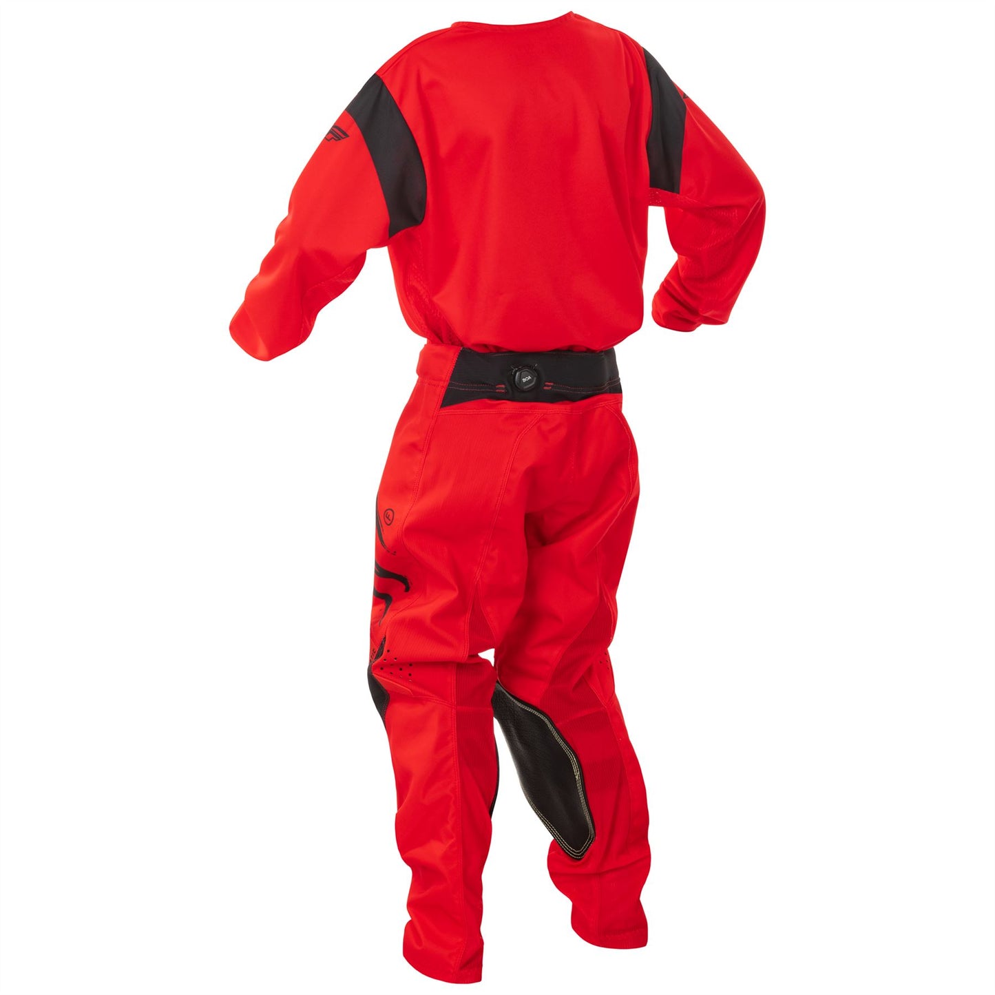 Fly Racing 2025 Youth Kinetic Stoke Motocross Jersey Red Black