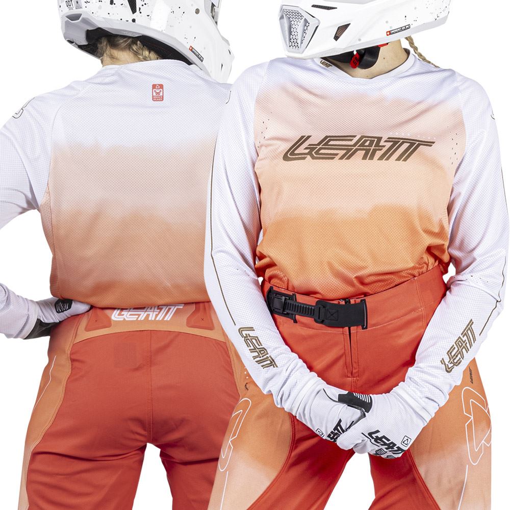 Leatt 2026 Motocross Combo Kit Womens 4.5 Lite Coral Pink