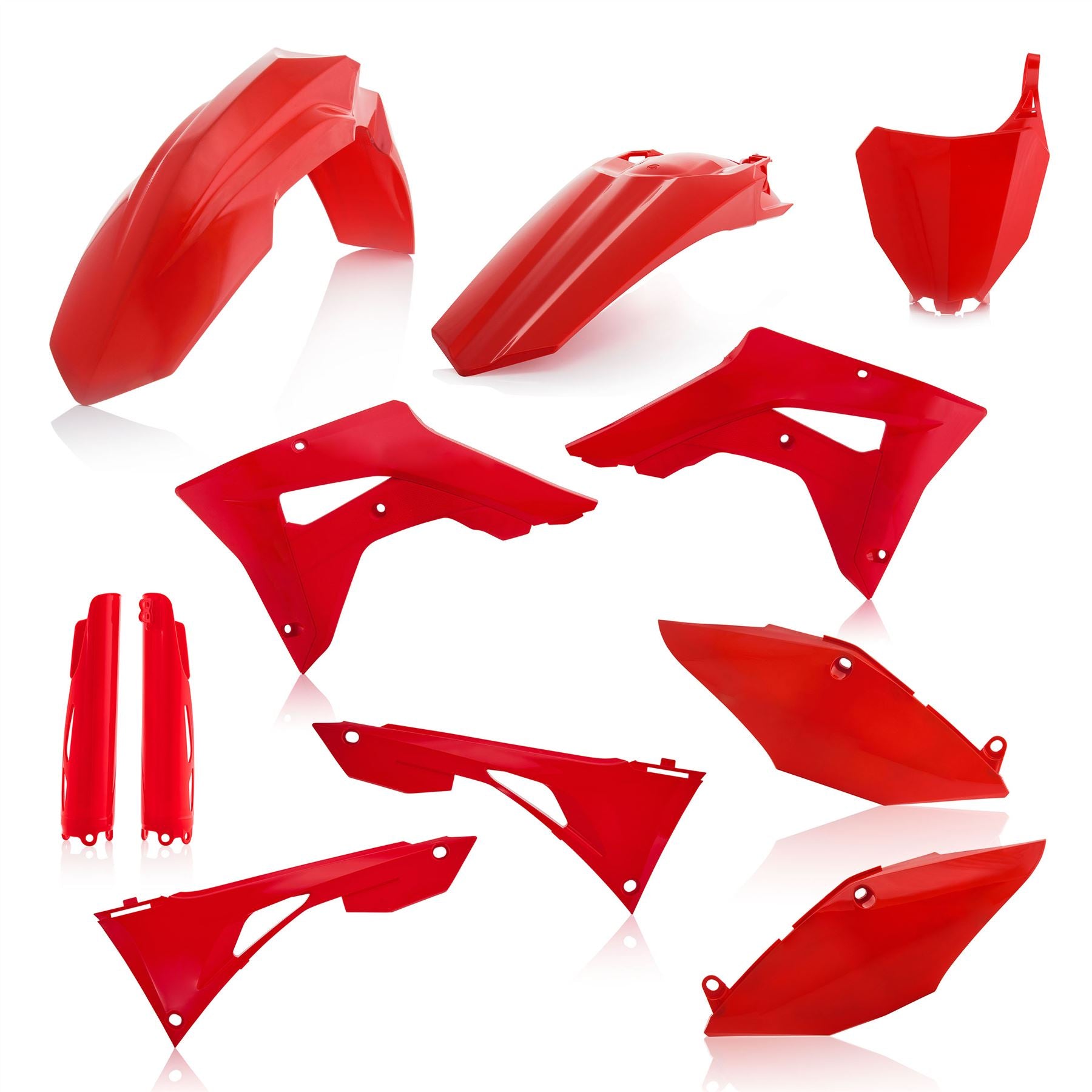 Acerbis Full Plastic Kit Red For Honda CRF 250 RX 2019-2021