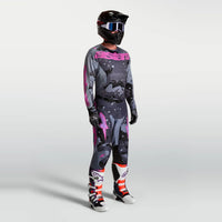Alpinestars 2027 Racer Lone MX Combo Kit Grey Camo Purple