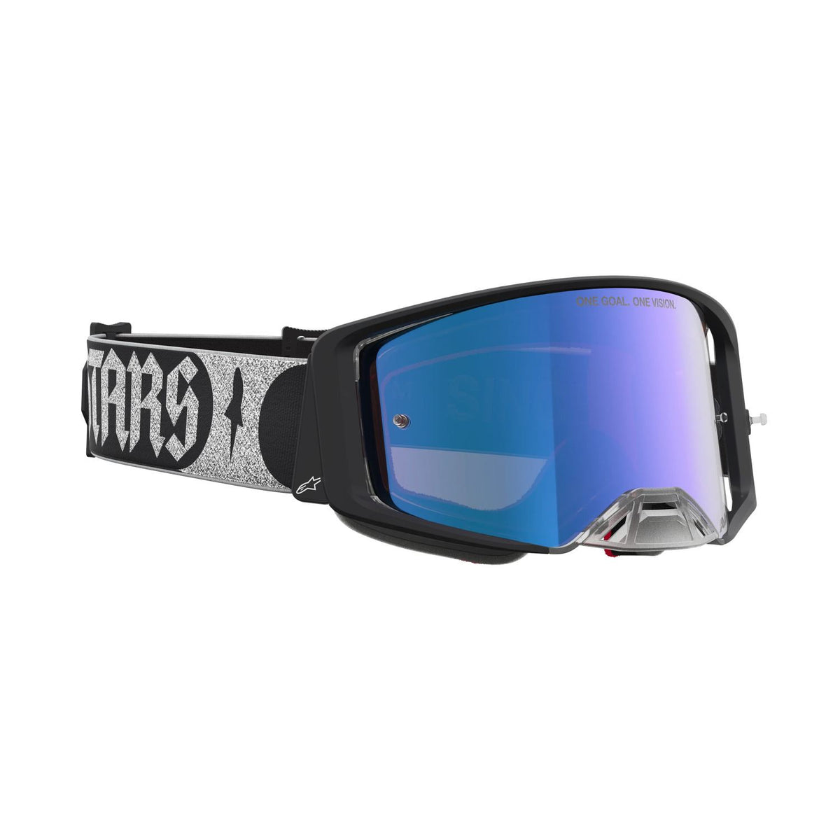 Alpinestars 2027 Supertech Atrox MX Goggles Black Silver Mirror Pink