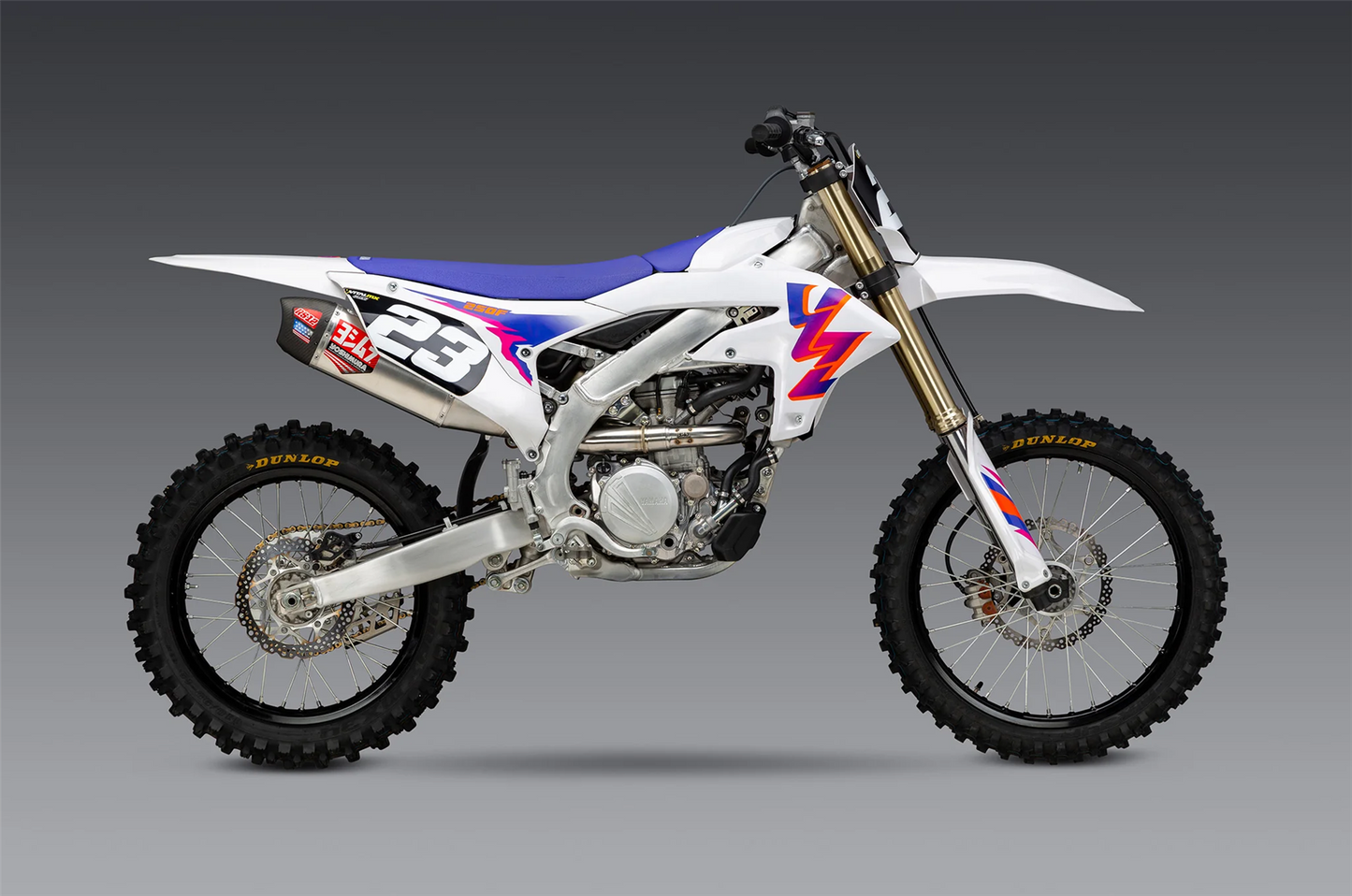 Yoshimura RS-12 Full Exhaust System Stainless Steel Aluminium Carbon Cap For Yamaha YZ 250F 2024