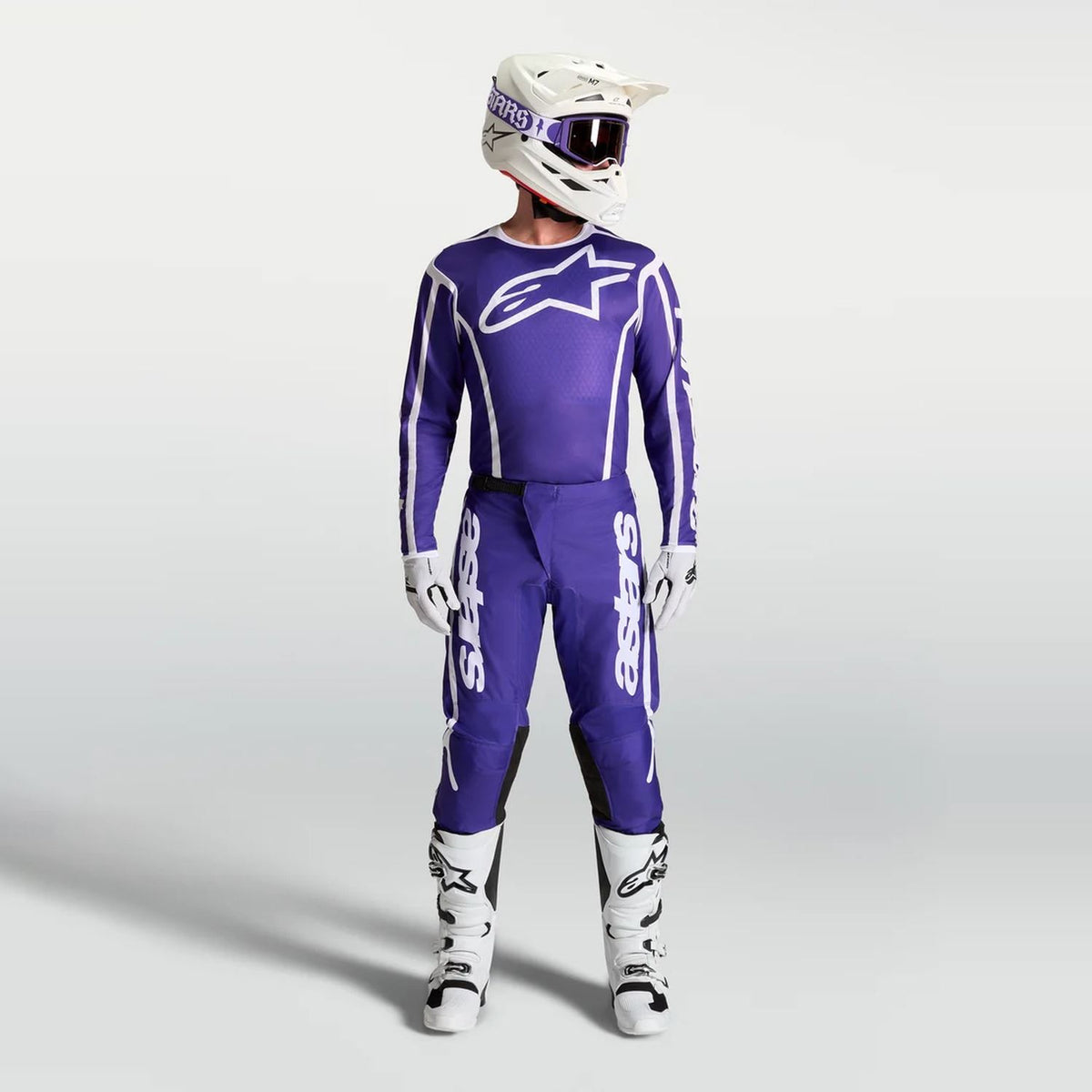 Alpinestars 2027 Fluid Apex MX Combo Kit Deep Blue White