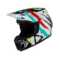 Leatt 2024 Helmet Moto 8.5 V23 Tiger with 5.5 Goggles & Helmet Bag