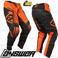 Answer Racing 2019 Youth Kids Syncron Drift Flo Orange Charcoal Pants Trousers