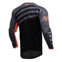 Thor MX Spring 2025 Jersey Launchmode Vented Raid Charcoal Black