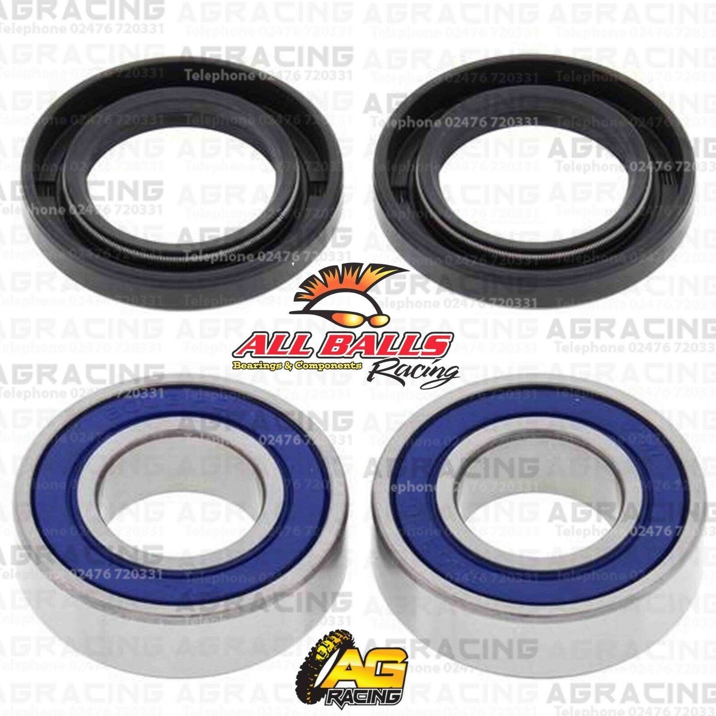 All Balls Front Wheel Bearing Kit For Kymco MXer 150 2002-2005