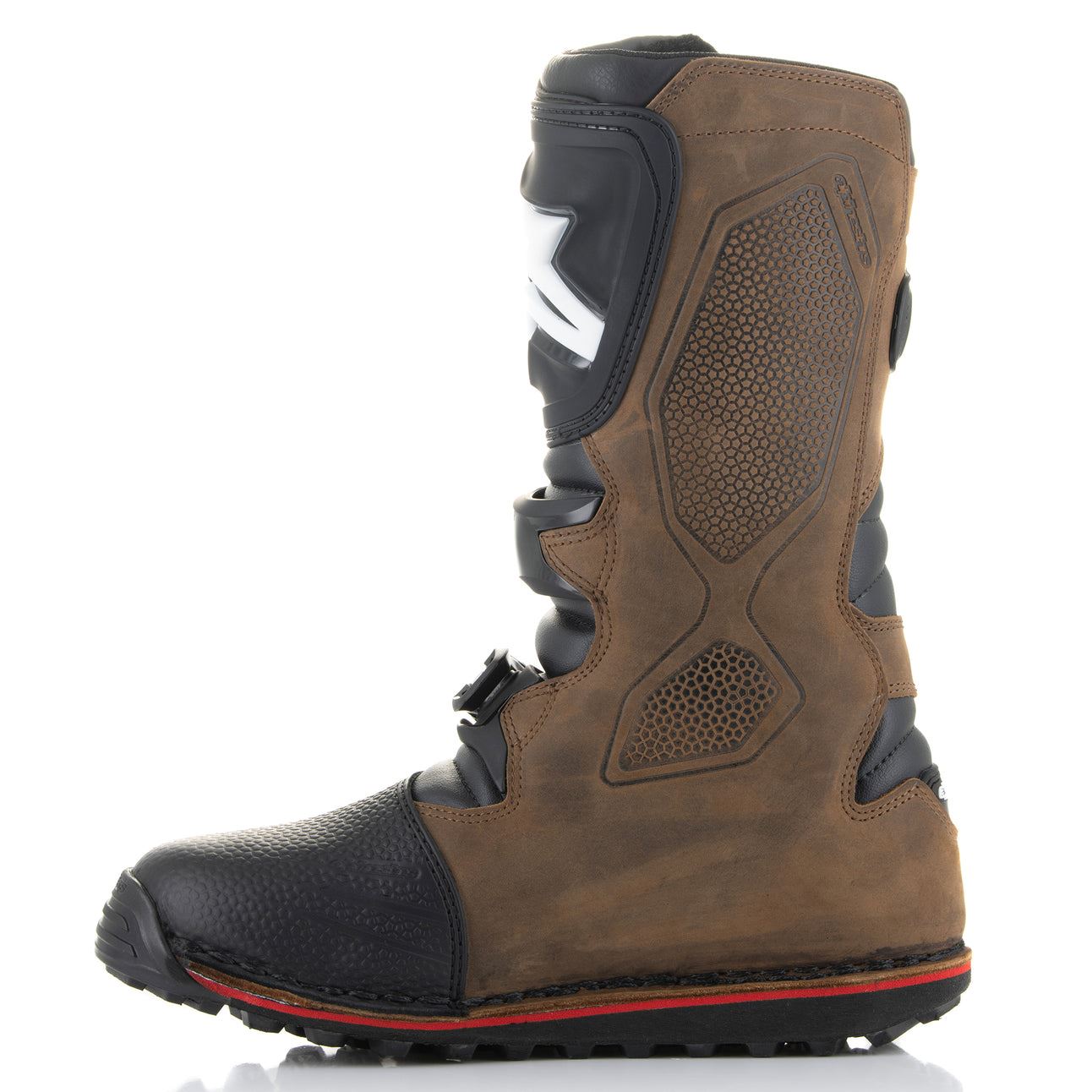 Alpinestars 2025 Tech-T Trials Boots Brown Oiled