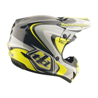 Troy Lee 2026 Motocross Helmet GP PRO Crossover Grey Flo Yellow