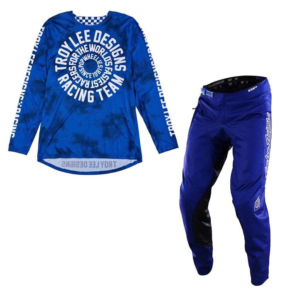 Troy Lee Designs 2025 Motocross GP PRO AIR Carlsbad 97 Combo Kit Blue