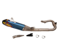 FMF Exhaust System Factory 4.1 RCT Megabomb Blue Carbon End For Yamaha YZ 250 F Monster Energy Racing Edition 2021-2023
