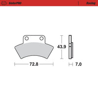 Moto-Master Pro Racing Sintered Brake Pads