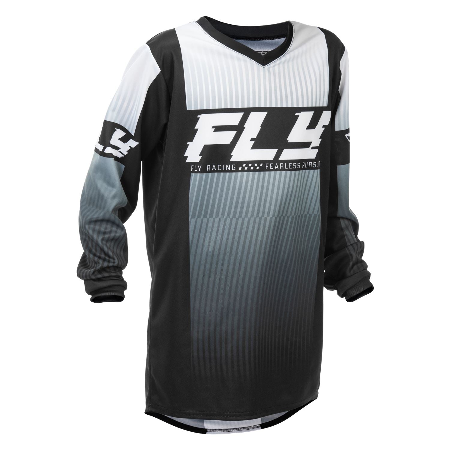 Fly Racing 2026 Motocross Jersey F-16 Youth  Black White