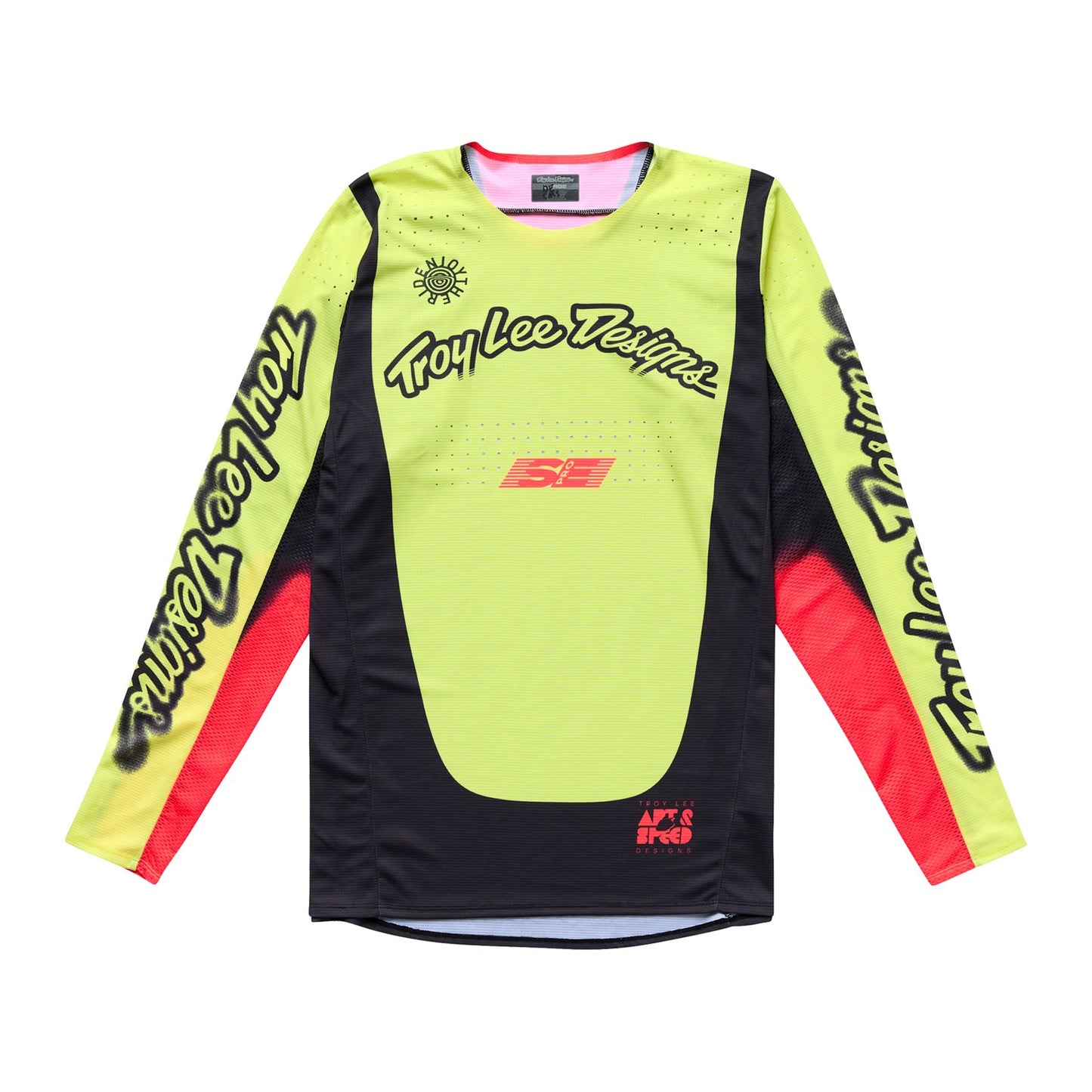 Troy Lee 2026 Motocross Jersey SE Pro Roam Glo Yellow