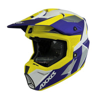 Axxis Motocross Helmet Bandit C3 Matt Yellow