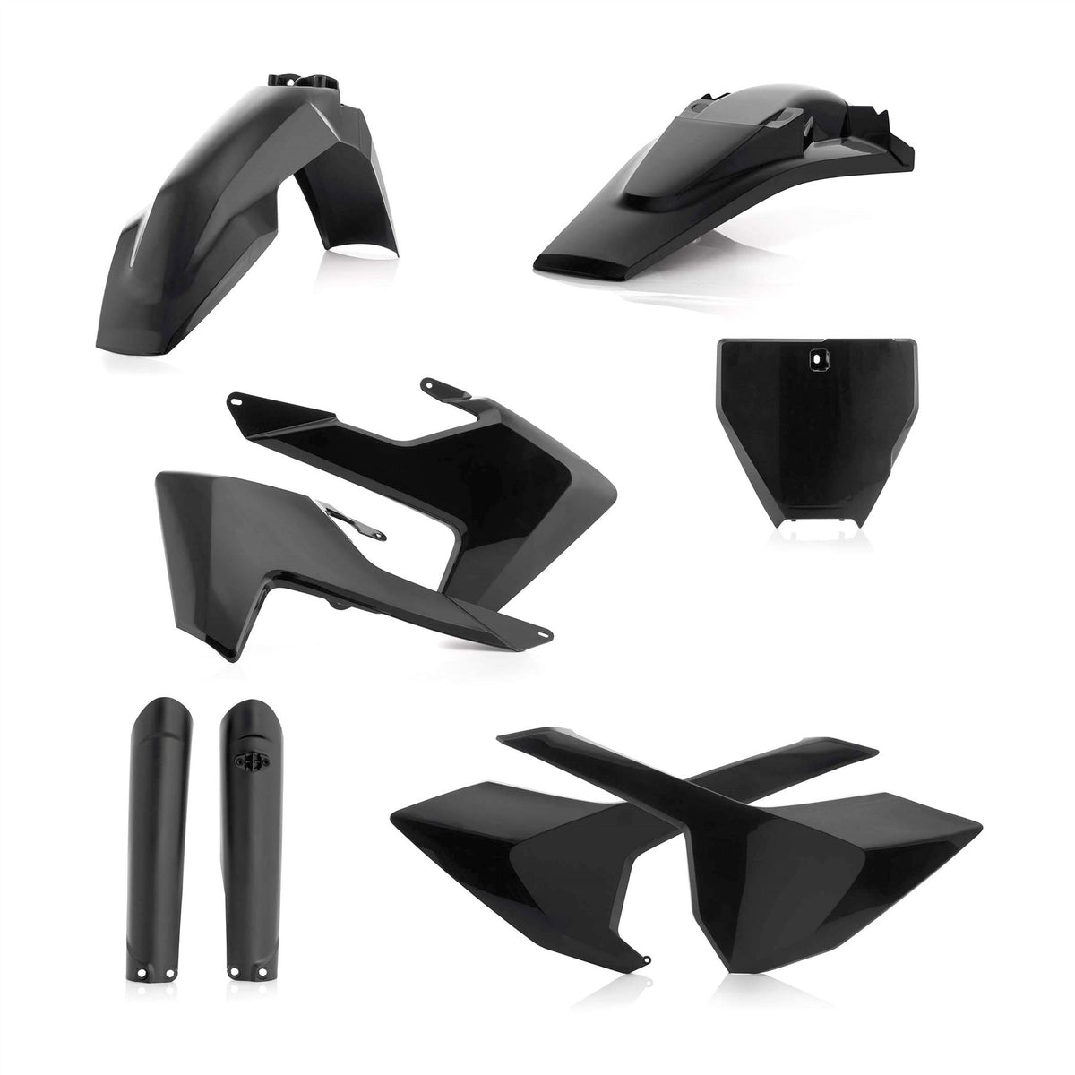 Acerbis Full Plastic Kit Black 0021831.090