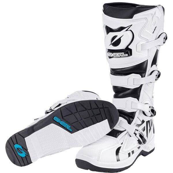 O'Neal 2024 Motocross Boots RMX White Black