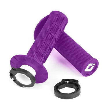 ODI Half Waffle MX Lock-On Grip Set Purple For Gas Gas MC 250 2000-2011