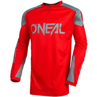 O'Neal 2024 Motocross Jersey Matrix Ridewear Red Grey