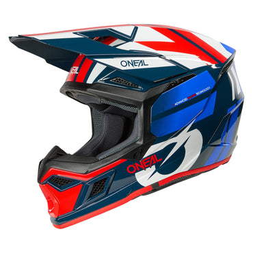 O'Neal 2026 3 SRS Ride Blue White Red Helmet