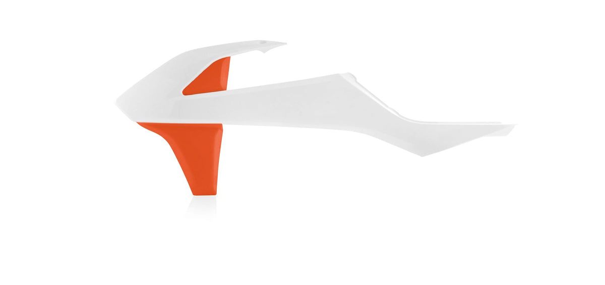 Acerbis Radiator Rad Scoops Orange White 016 For KTM XC-W 300 TPI 2017-2019