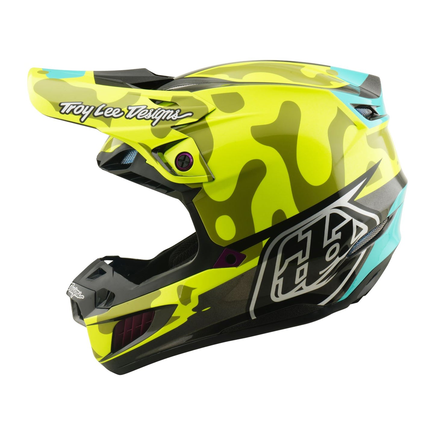 Troy Lee Designs Spring 2026 MX SE5 Composite Myth Helmets Flo Yellow
