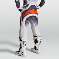 Alpinestars 2027 Techstar Swan MX Pants Light Lilac Dark Gray Red Fluo