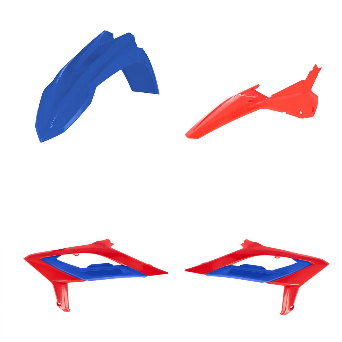 Acerbis Plastic Kit Red Blue For Beta RR 250 2T RACING 2023-2024