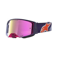 Alpinestars 2027 Supertech Hiten MX Goggles Purple Red Mirror Pink