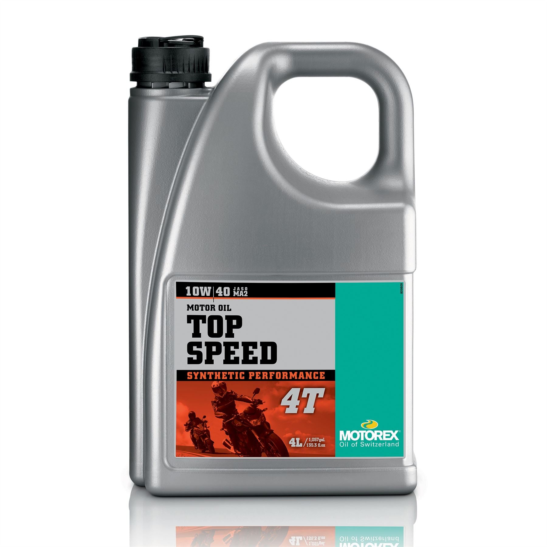 Motorex Top Speed 4T Synthetic High Performance 10w40 10w/40 4 Litres