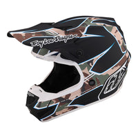 Troy Lee Designs 2025 SE4 Polyacrylite Helmet W/MIPS Matrix Camo Black