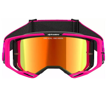 Alpinestars 2025 Goggles Vision 8 Corp Pink Mirror Red