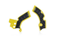 Acerbis X-Grip Frame Protector Guards Yellow Black For Suzuki RM-Z 250 2010-18