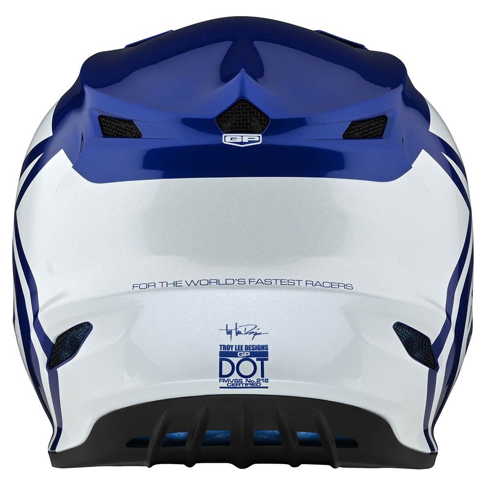Troy Lee Designs 2025 GP Helmet Overload Blue White