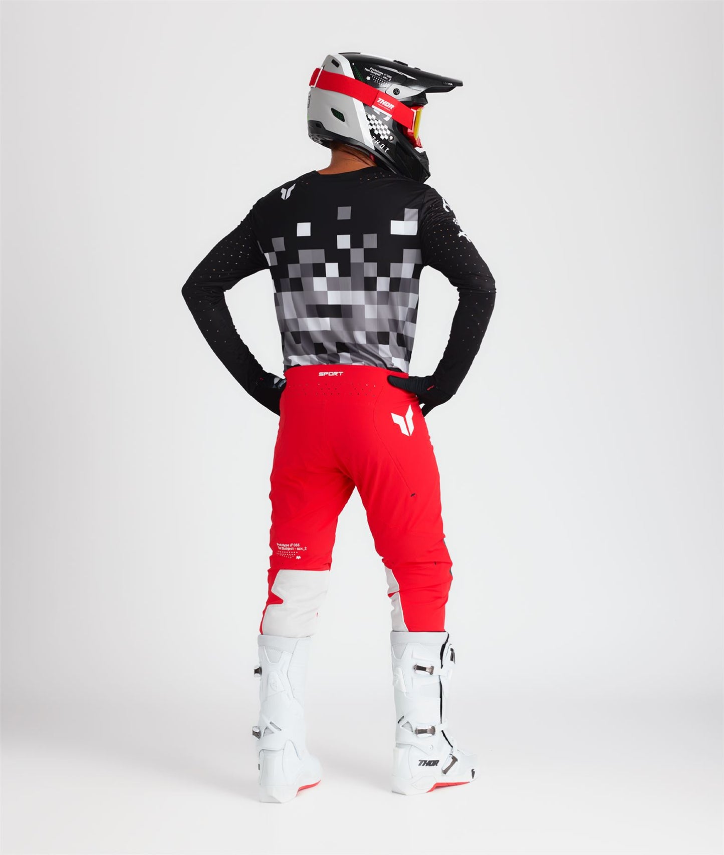 Thor 2025 Motocross Combo Kit Sportmode Riot Black Red