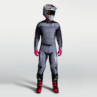 Alpinestars 2027 Racer Amber MX Combo Kit Graystone Cold Gray Light Lilac