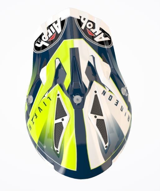 Airoh Helmet  Aviator Ace Amaze Blue Gloss