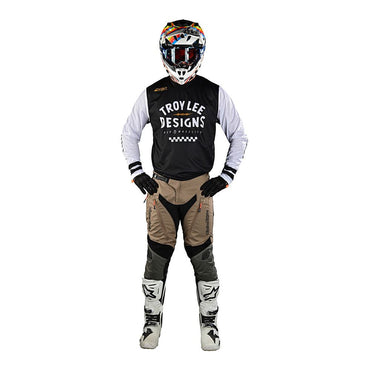 Troy Lee Designs 2025 Scout GP Jersey Ride On Black White