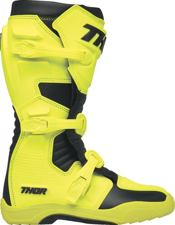 Thor 2024 Youth Blitz XR Acid Black Motocross Boots